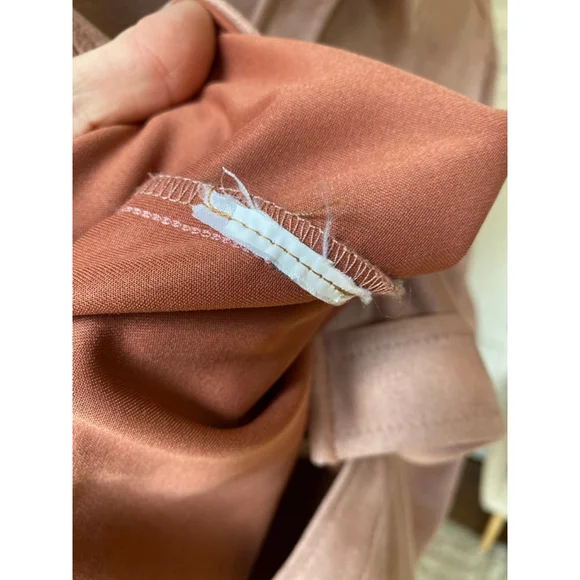 Jones New York Signature Shacket Blush Pink Button Up Soft Quiet Luxury Parisian - Picture 6 of 7